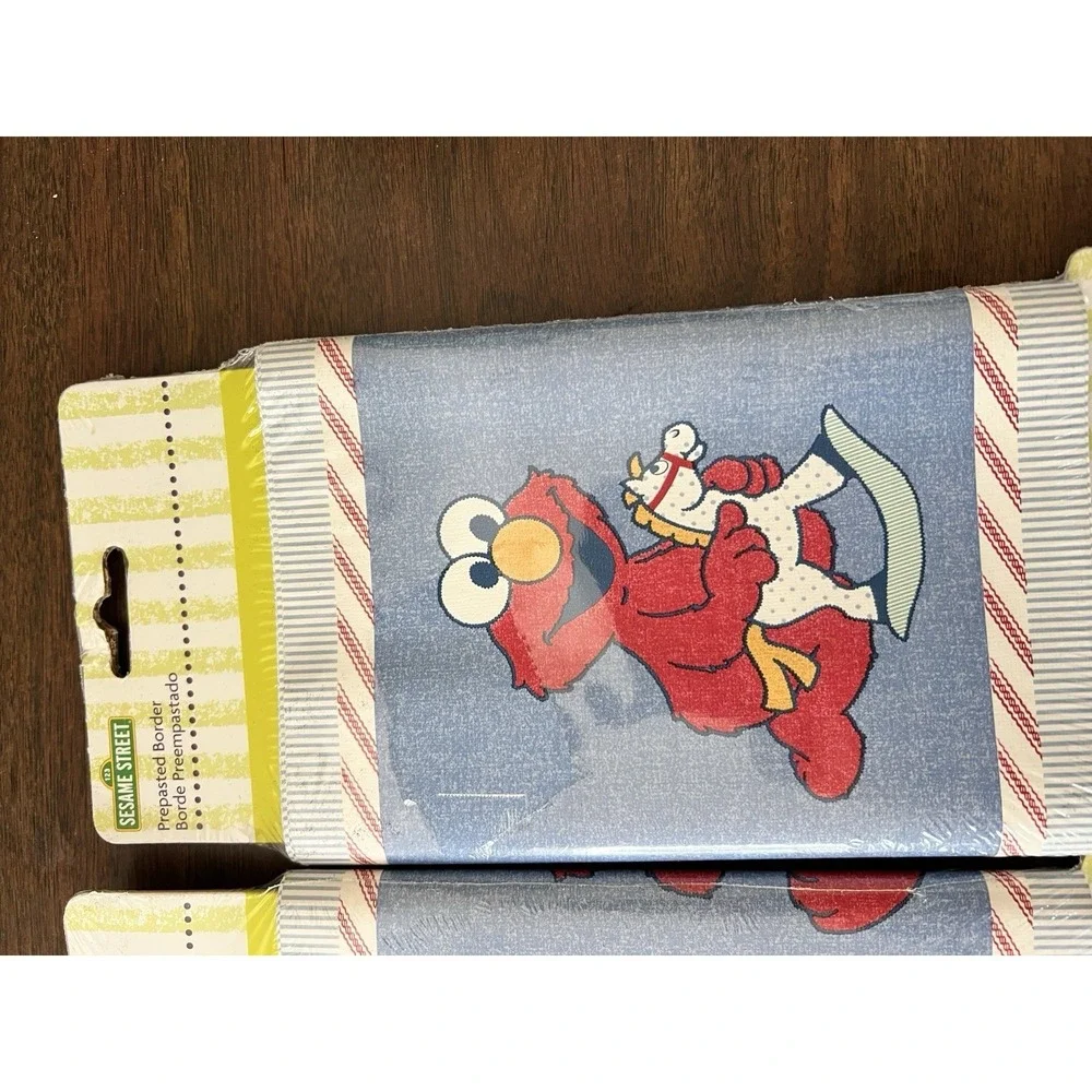 Sesame Street Elmo Wallpaper Border 5 yd Roll Lot of 4 Imperial Sunworthy‎ 2000